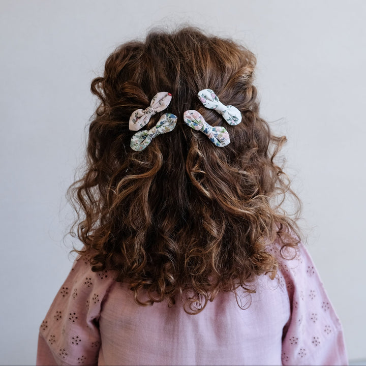 Mimi & Lula - Hair Clips - Flora Bow Clips (4 Pack)