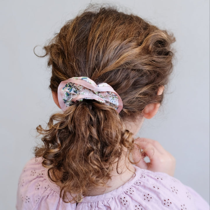 Mimi & Lula - Scrunchies - Satin Edge Peach Scrunchie