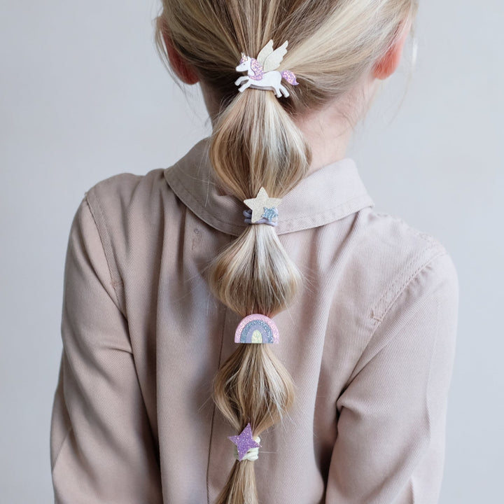 Mimi & Lula - Ponies Hair Ties - Flying Unicorn