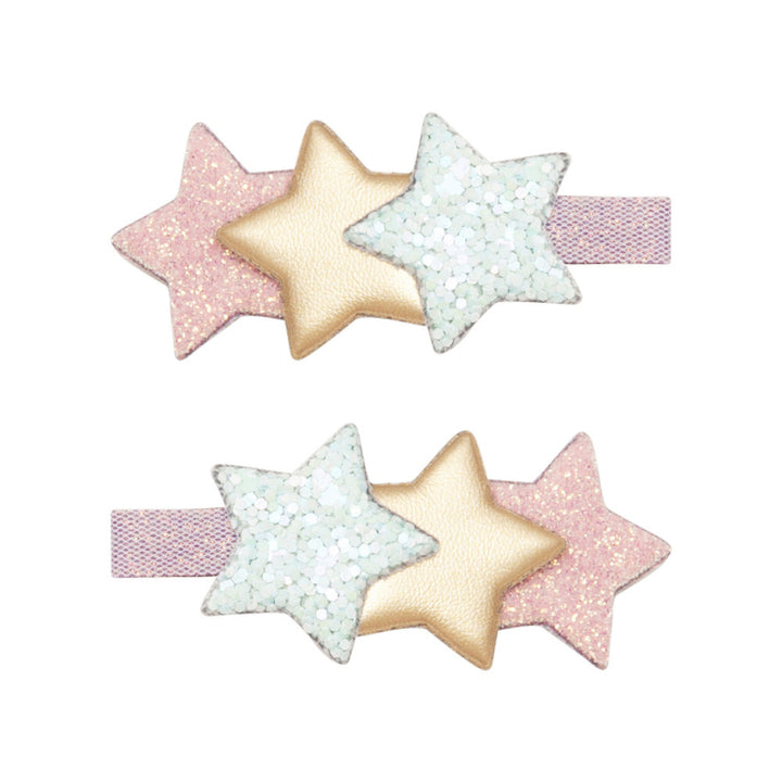 Mimi & Lula - Hair Clips - Layered Star (2 Pack) - Mabel & Fox