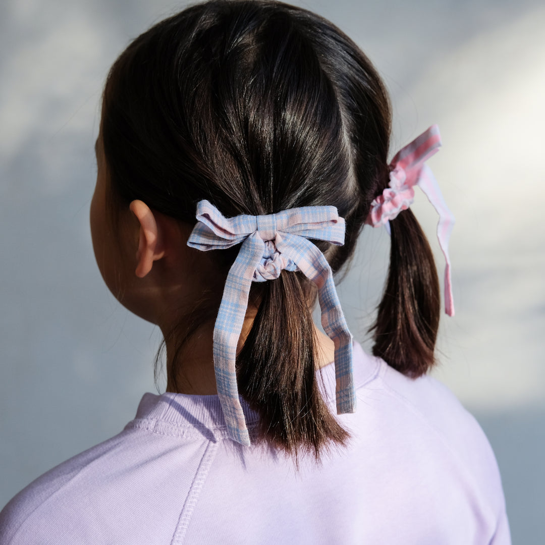 Mimi & Lula - Summer Striped Bow Scrunchies (4 Pack)