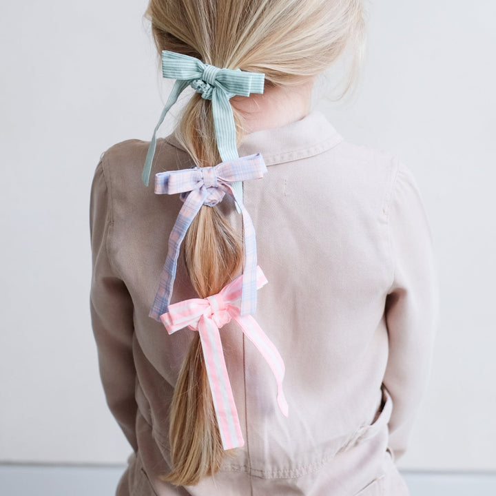 Mimi & Lula - Summer Striped Bow Scrunchies (4 Pack)