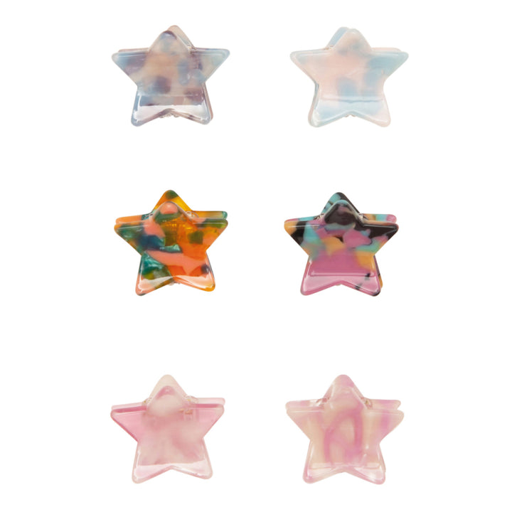 Mimi & Lula - Mini Clips - Star Claw Clips (6 Pack) - Mabel & Fox