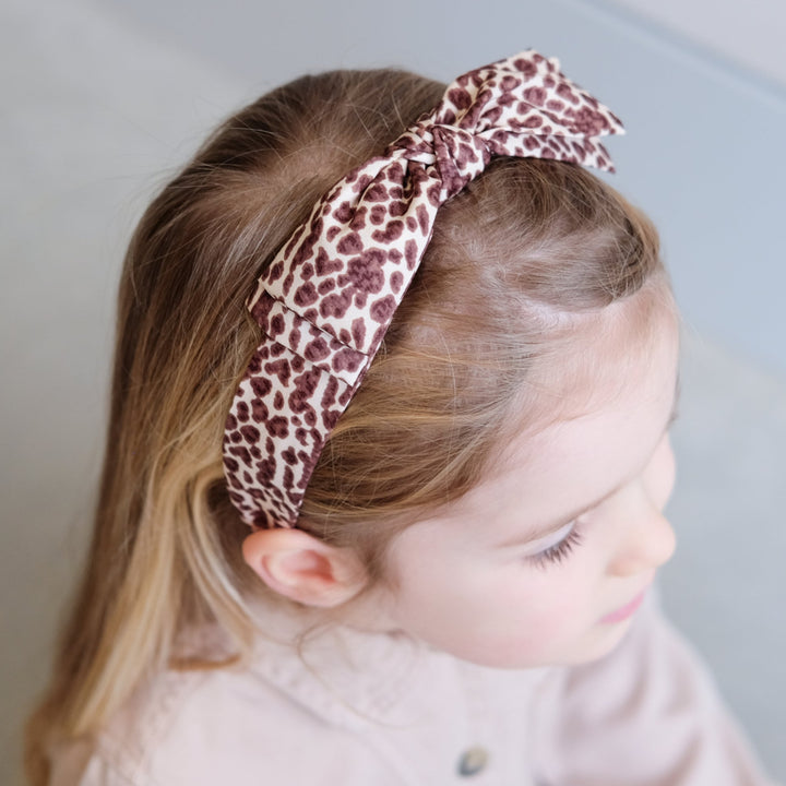 Mimi & Lula - Alice Band - Leopard Edie Bow