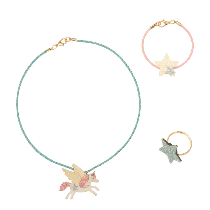 Mimi & Lula - Flying Unicorn Jewellery Set - Mabel & Fox