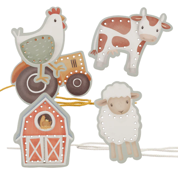 Little Dutch - Lacing Cards - Little Farm