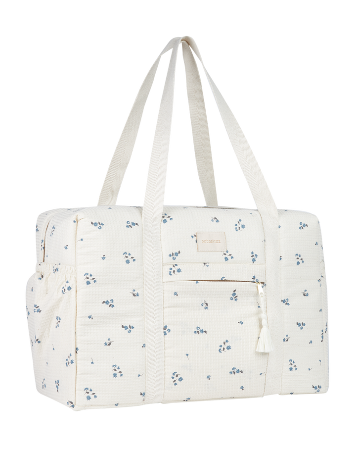 Nobodinoz- Opera Waterproof Maternity Bag - Lily Blue