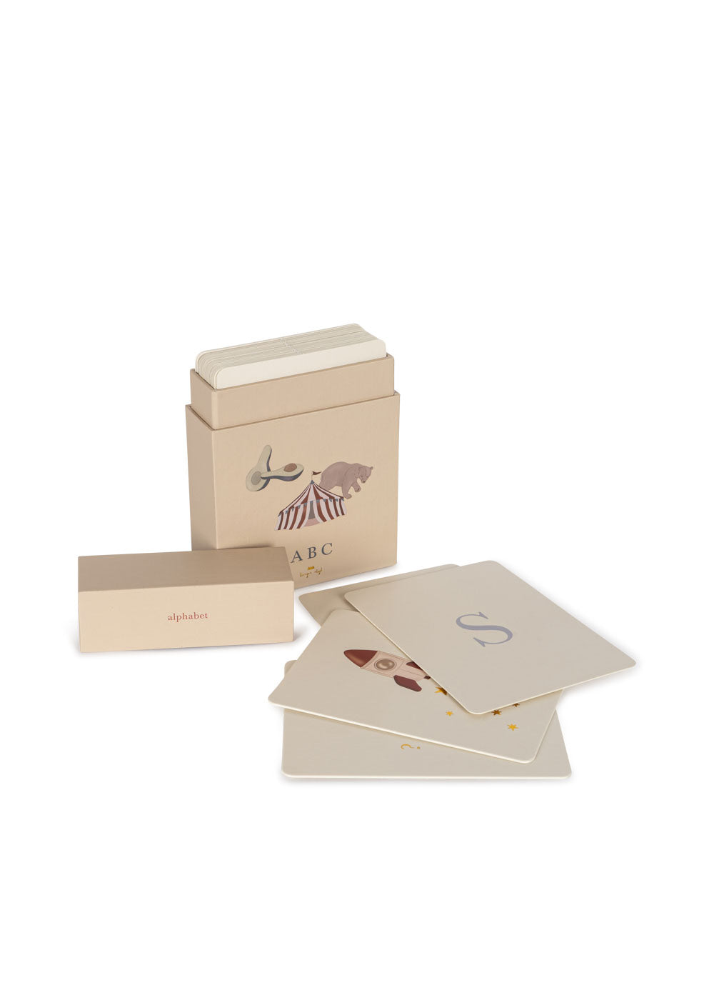 Konges Slojd - Cardboard Learning Cards - Alphabet