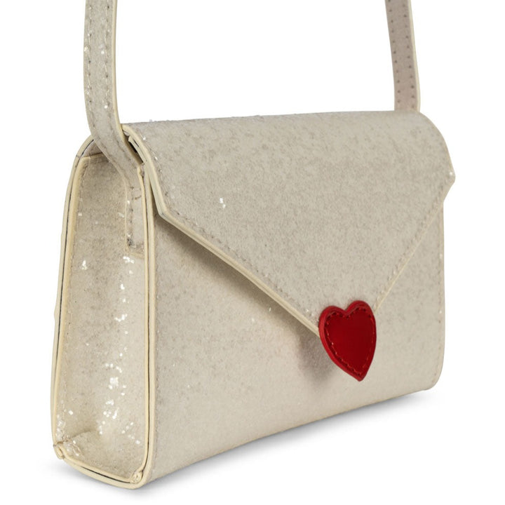 Konges Slojd - Love Letter Bag - Cream Glitter