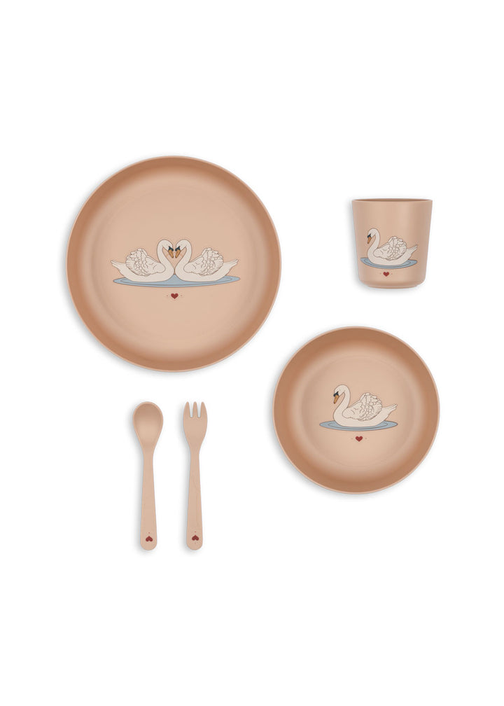 Konges Slojd - Pla Dinner Set - Swan