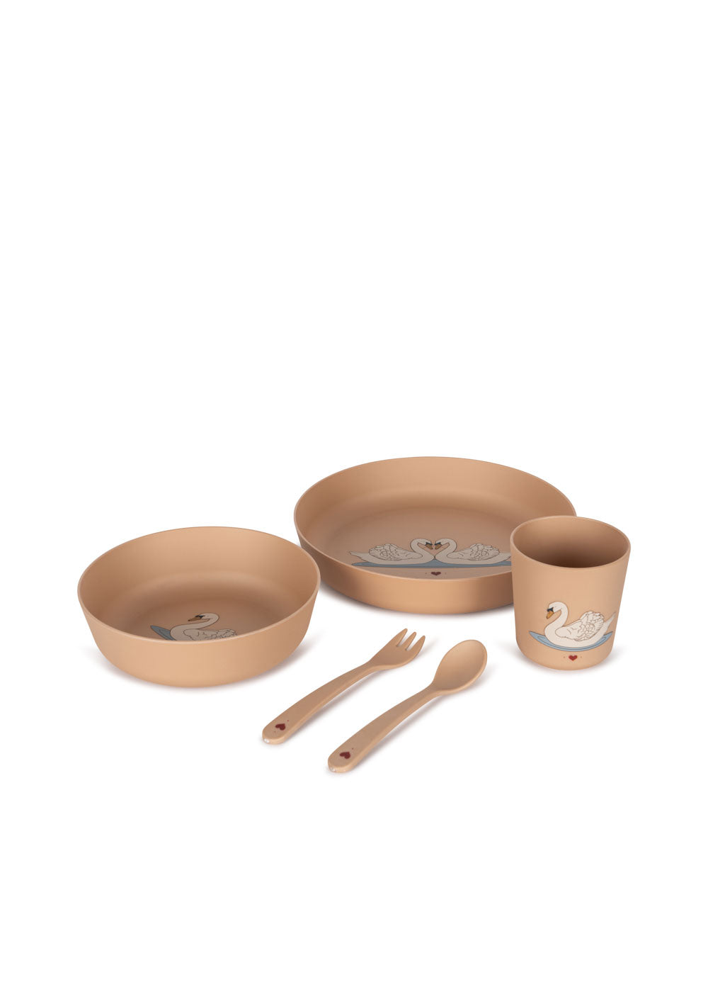 Konges Slojd - Pla Dinner Set - Swan