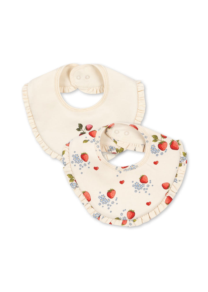 Konges Slojd - Basic Frill Bib - Marmalade Mix (2 Pack)