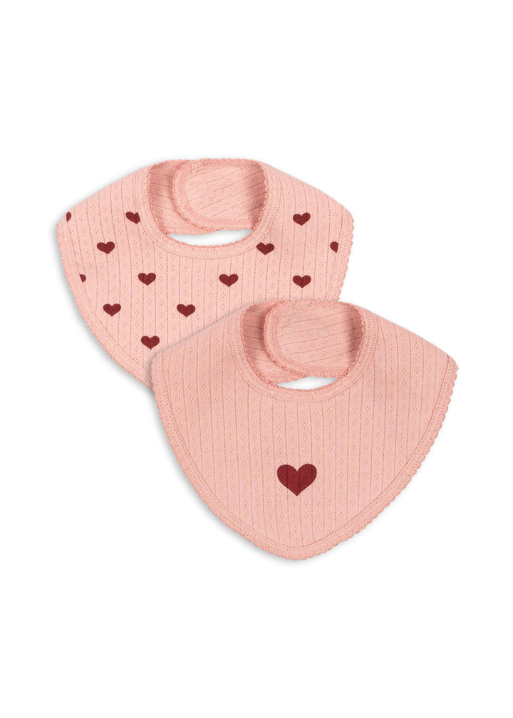 Konges Slojd - Minnie Bib - Mellow Rose (2 Pack)