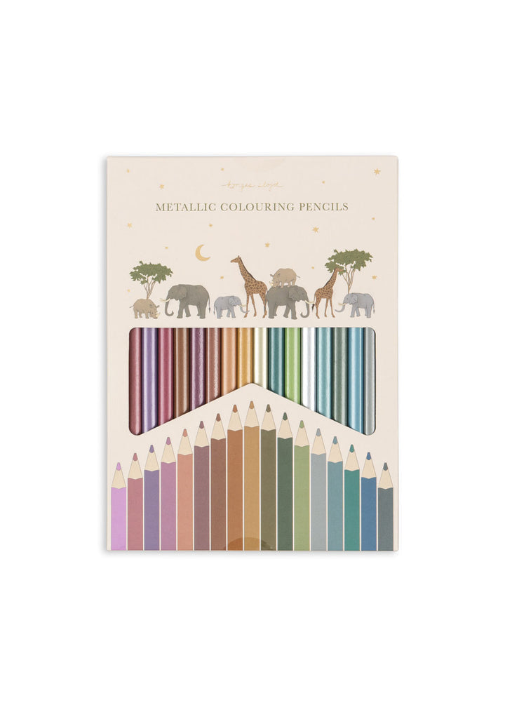 Konges Slojd - Metallic Colouring Pencils - Multi