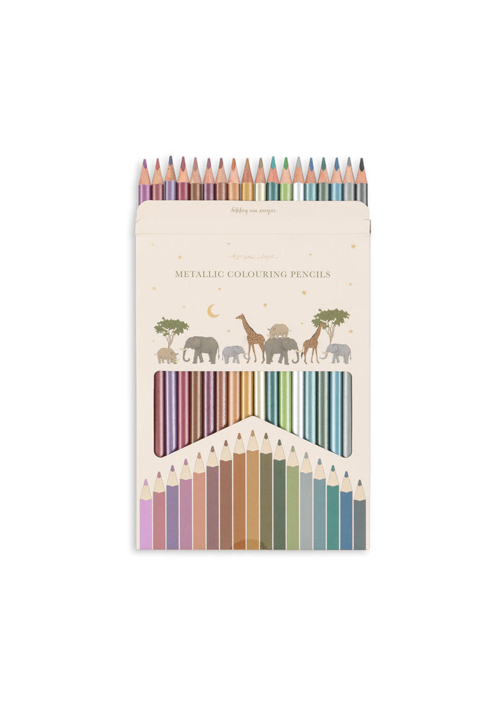 Konges Slojd - Metallic Colouring Pencils - Multi