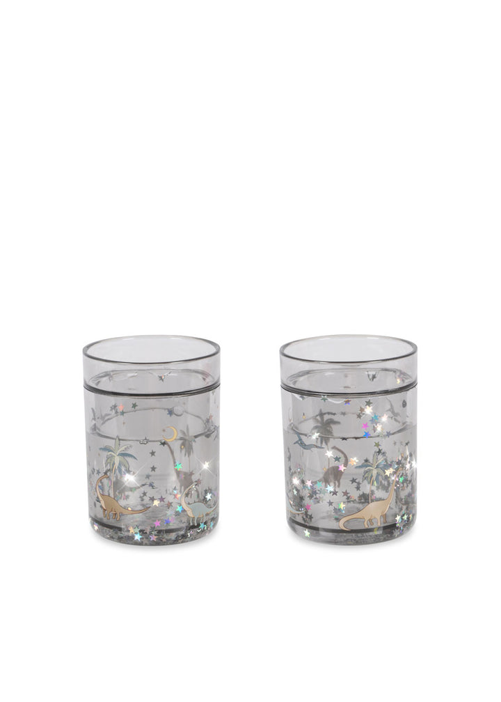 Konges Slojd - Glitter Cups - Dino (2 Pack)