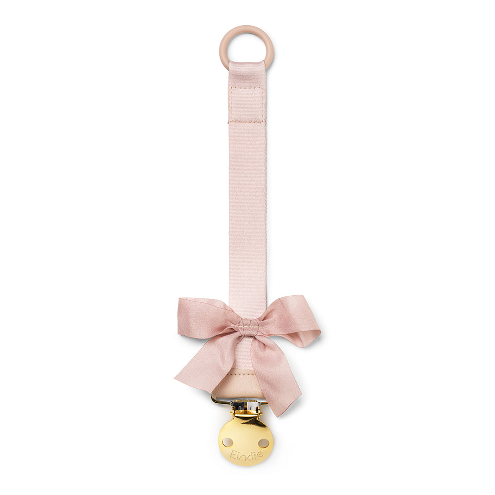 Elodie - Soother Clip - Powder Pink - Mabel & Fox