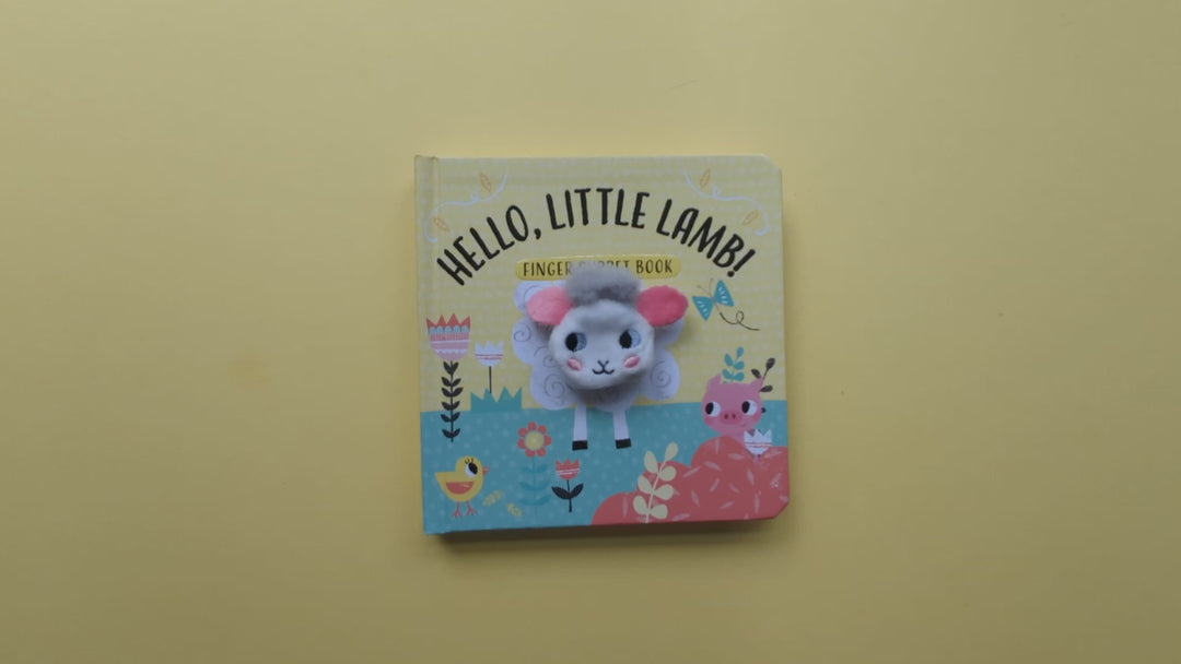 Hello Little Lamb - Children's Finger Puppet Book