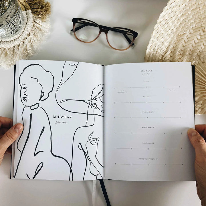 Blush & Gold - Body+Soul Wellness Journal and Planner - Eclipse