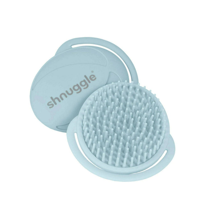 Shnuggle Baby Bath Brush - Blue - Mabel & Fox