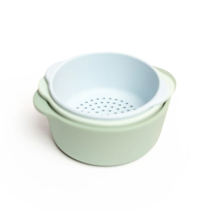 Inspire My Play - Nesting Bowl Set - Green/Blue