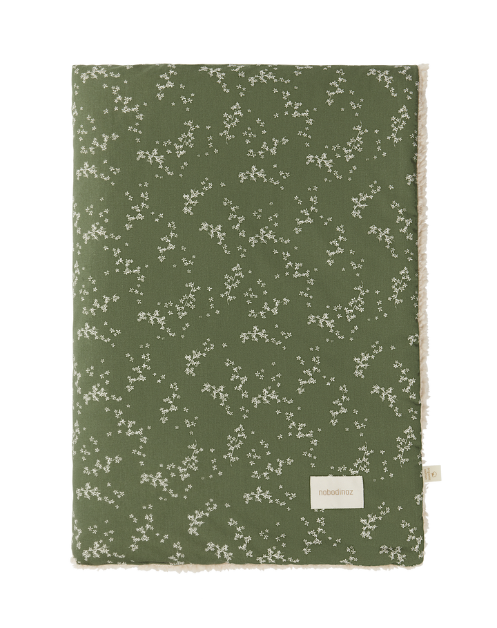 Nobodinoz - Stories Winter Blanket - Green Jasmine