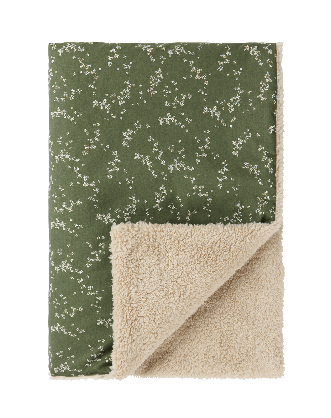 Nobodinoz - Stories Winter Blanket - Green Jasmine