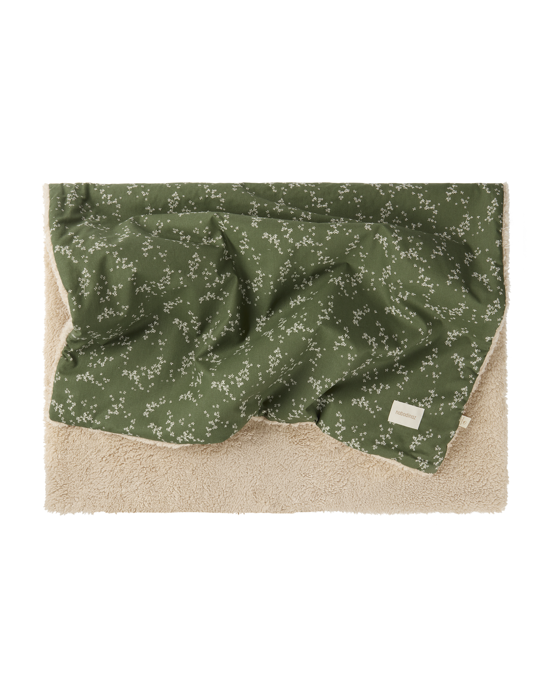 Nobodinoz - Stories Winter Blanket - Green Jasmine