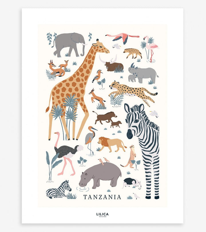 Lilipinso - Art Print - Tanzania - 30x40 cm