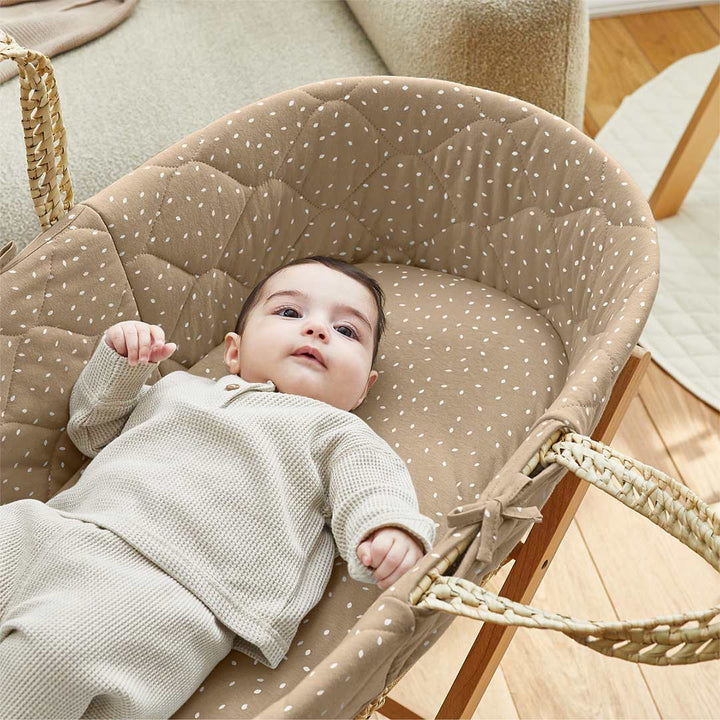 The Little Green Sheep - Moses Basket, Mattress & Stand Bundle