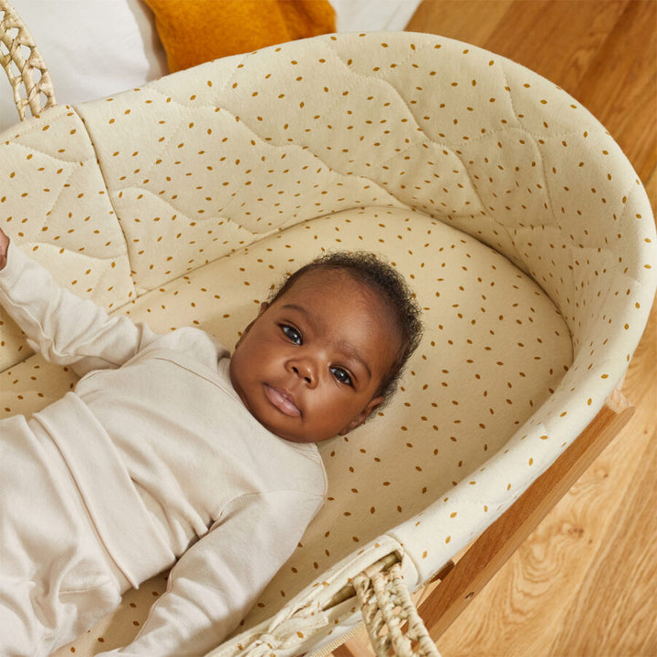 The Little Green Sheep - Moses Basket & Mattress Bundle