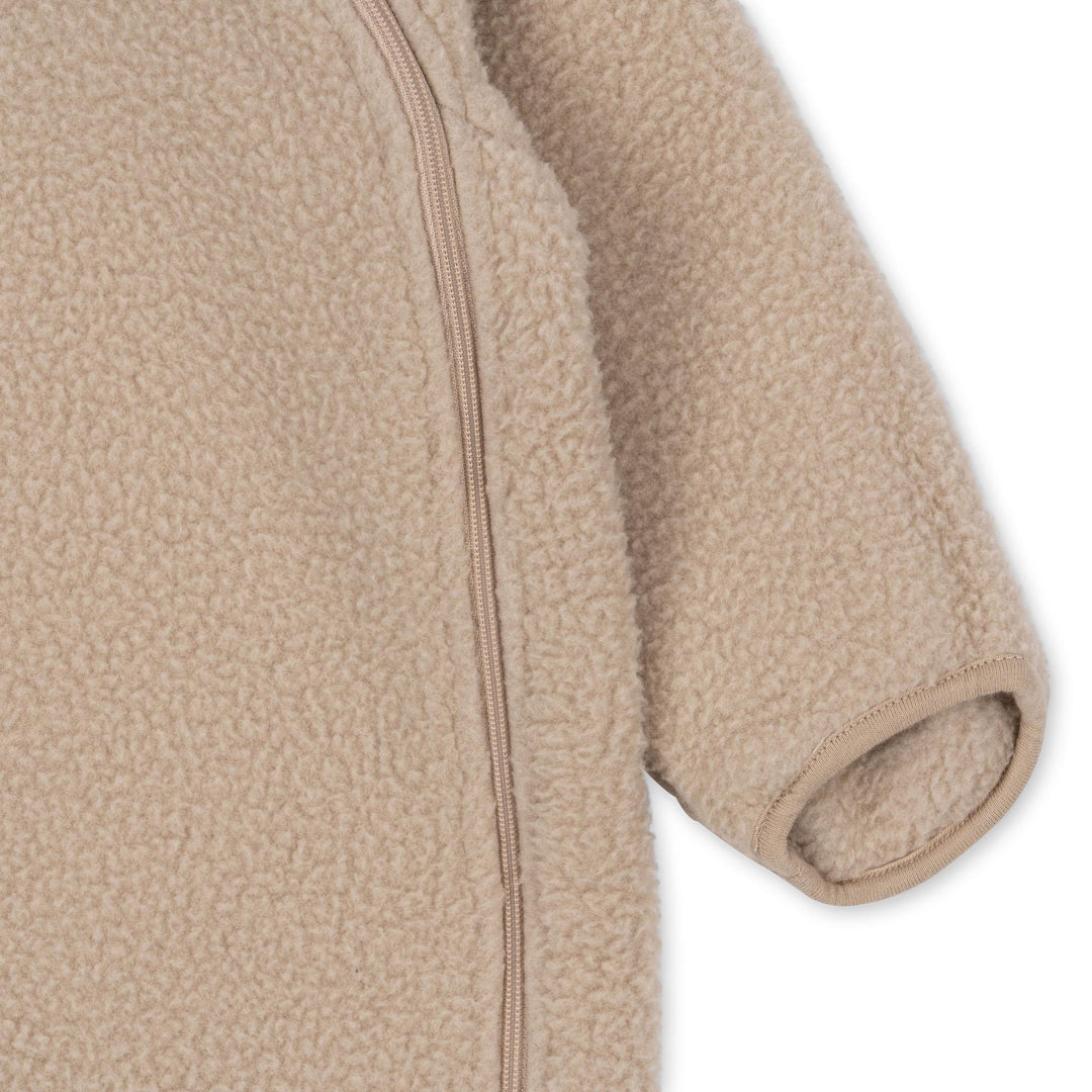 Konges Slojd - Fleece Onesie - Teddy - Oxford Tan