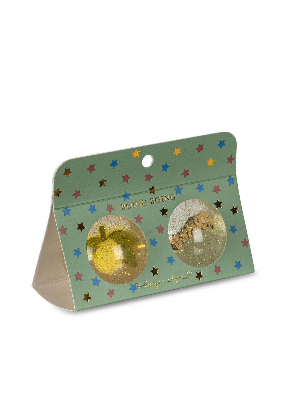 Konges Slojd- Bouncing Ball Set - Lemon / Tiger