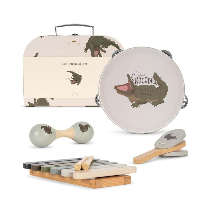 Konges Slojd - Wooden Music Set - Crocodile