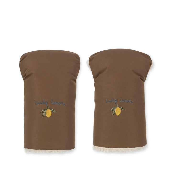 Konges Slojd - Nohr Stroller Mittens - Walnut - Mabel & Fox