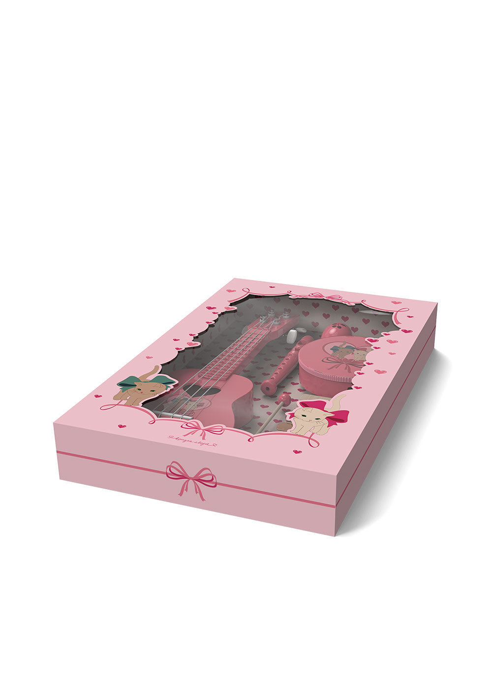 Konges Slojd - All I Wish For - Music Set - Bow Kitty Pink