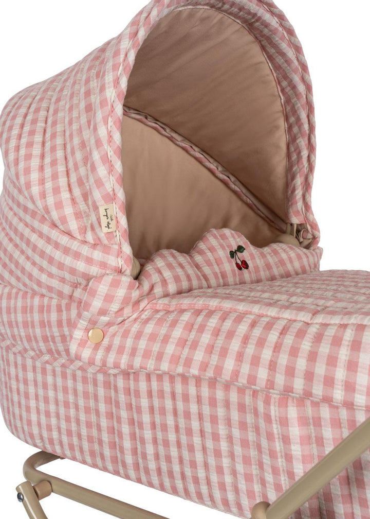 Konges Slojd - Doll Pram - Powder Pink Check