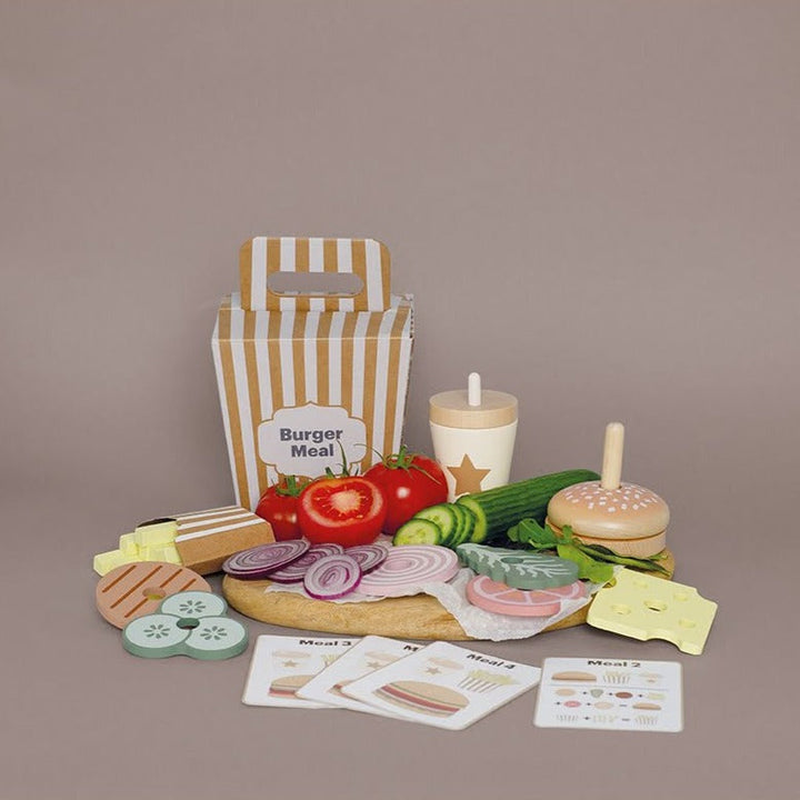 Jabadabado - Stacking Burger Set - Mabel & Fox