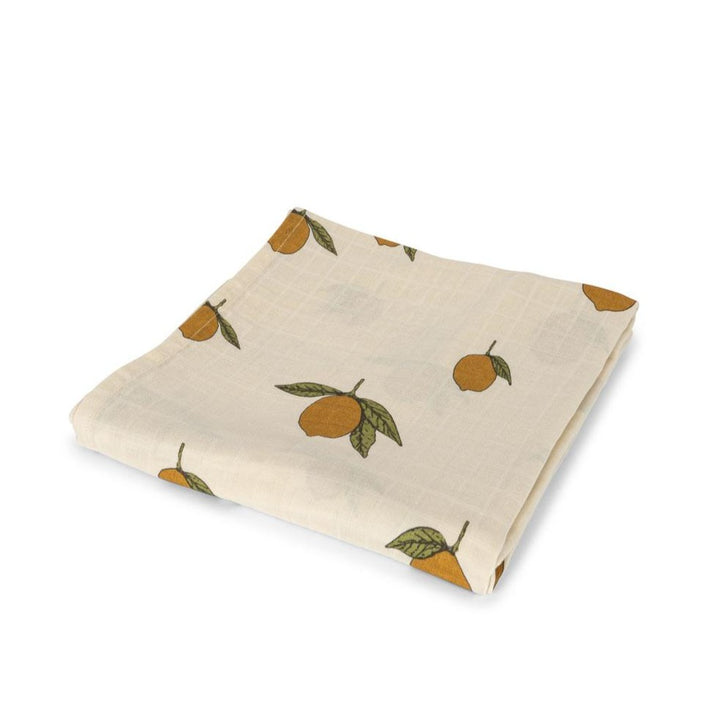 Konges Slojd - Large Muslin Swaddle - Mon Grand Citron