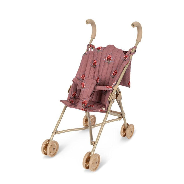 Konges Slojd - Doll Stroller - Vita Rosa Blush Glitter