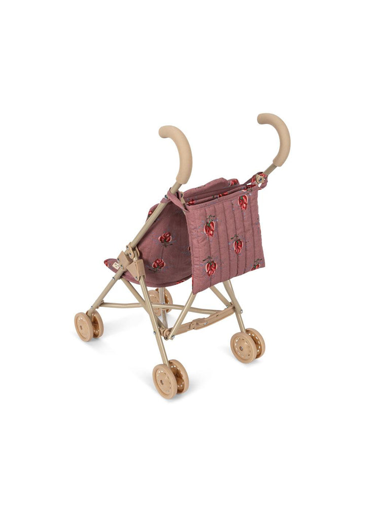 Konges Slojd - Doll Stroller - Vita Rosa Blush Glitter