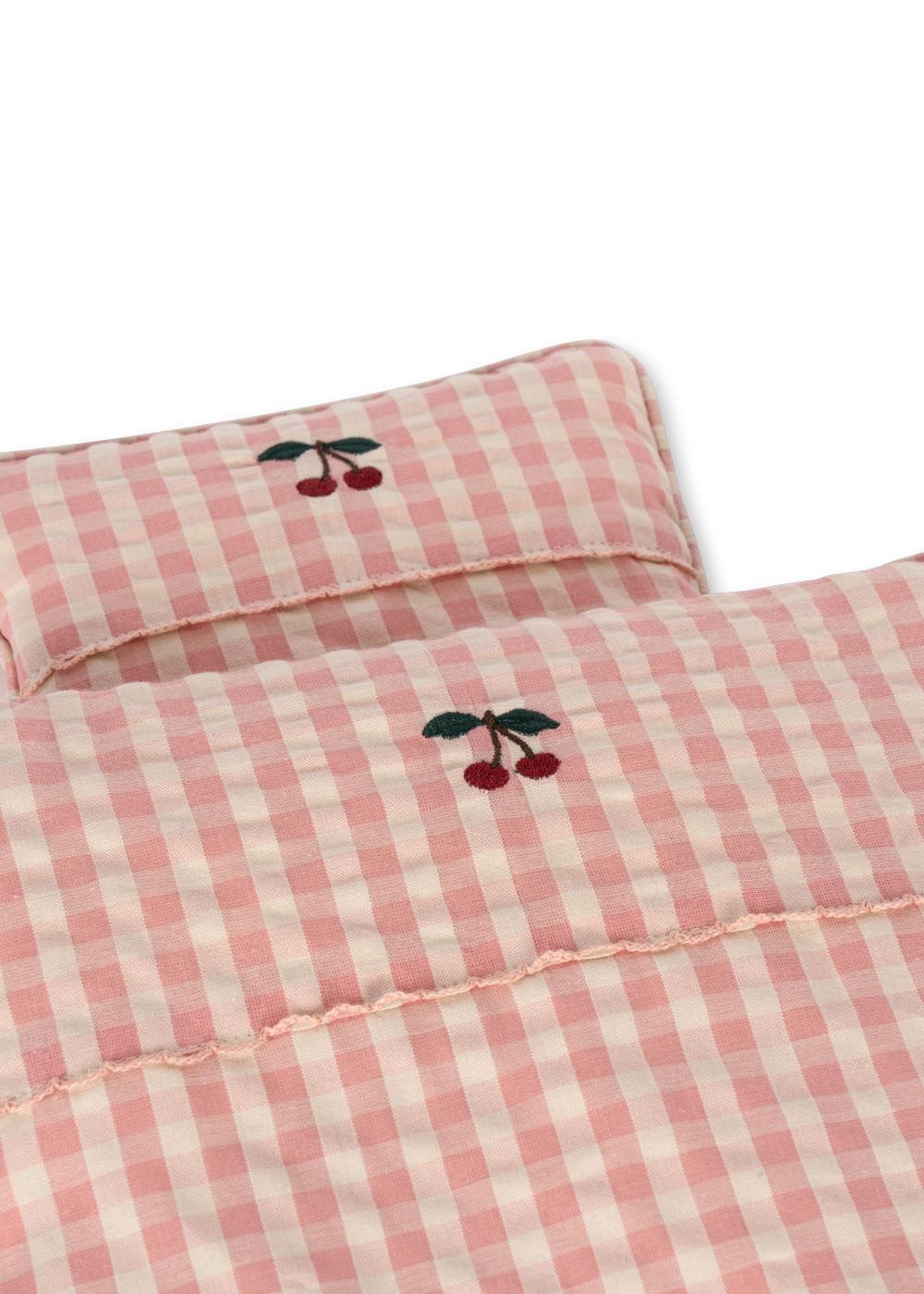 Konges Slojd - Doll Bedding - Powder Pink Check