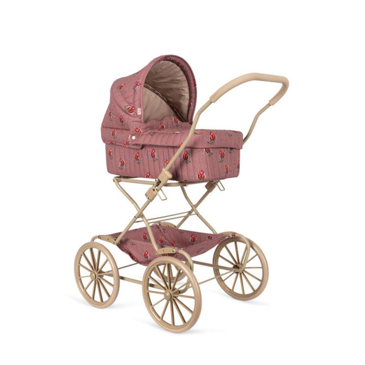 Konges Slojd - Doll Pram - Vita Rosa Blush Glitter