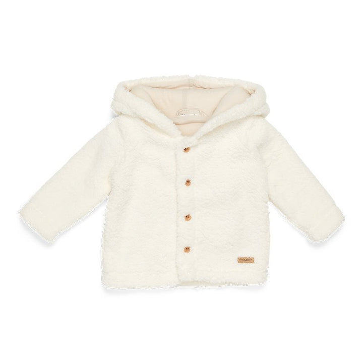 The Little Dutch Teddy Jacket in Little Goose Design, available from Mabel & Fox 