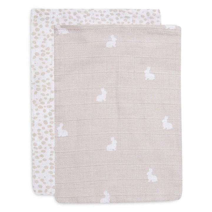 Jollein - Washcloth Set - Dotted & Rabbit (2 Pack)