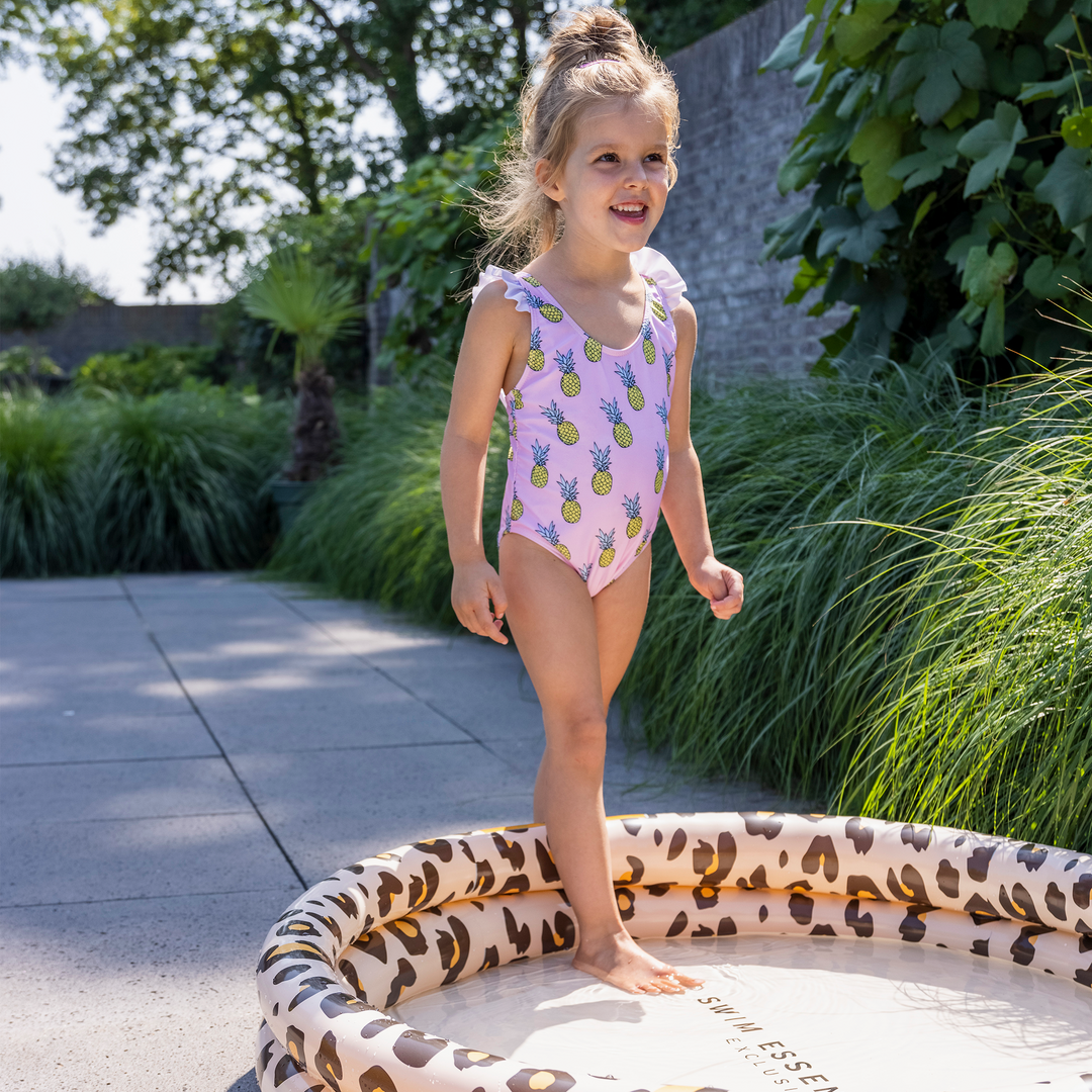 Swim Essentials - Inflatable Swimming Pool - Beige Leopard - 100cm