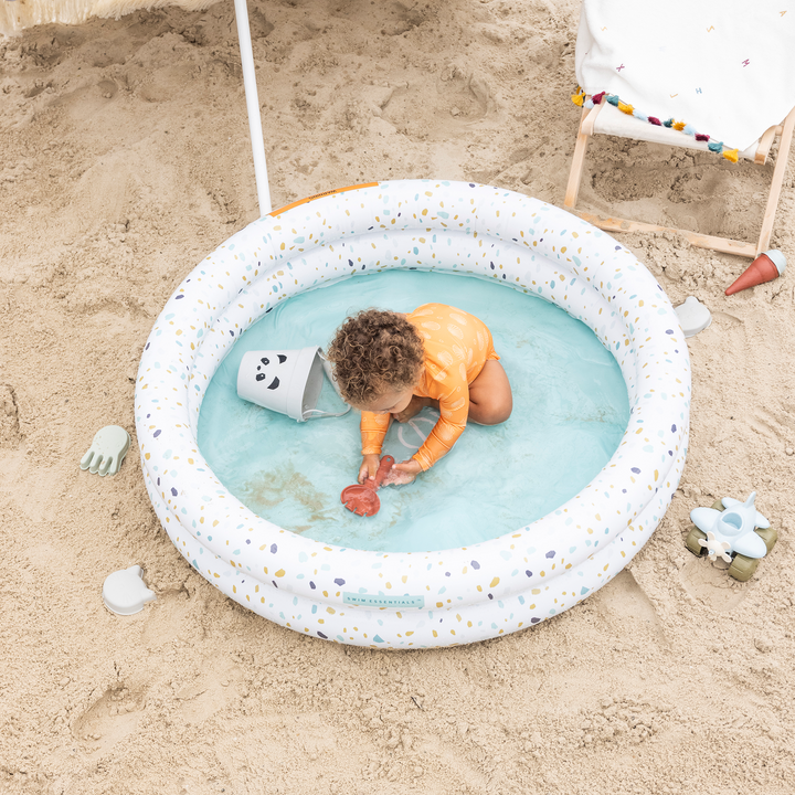 Swim Essentials - Inflatable Swimming Pool - Terrazzo - 100cm