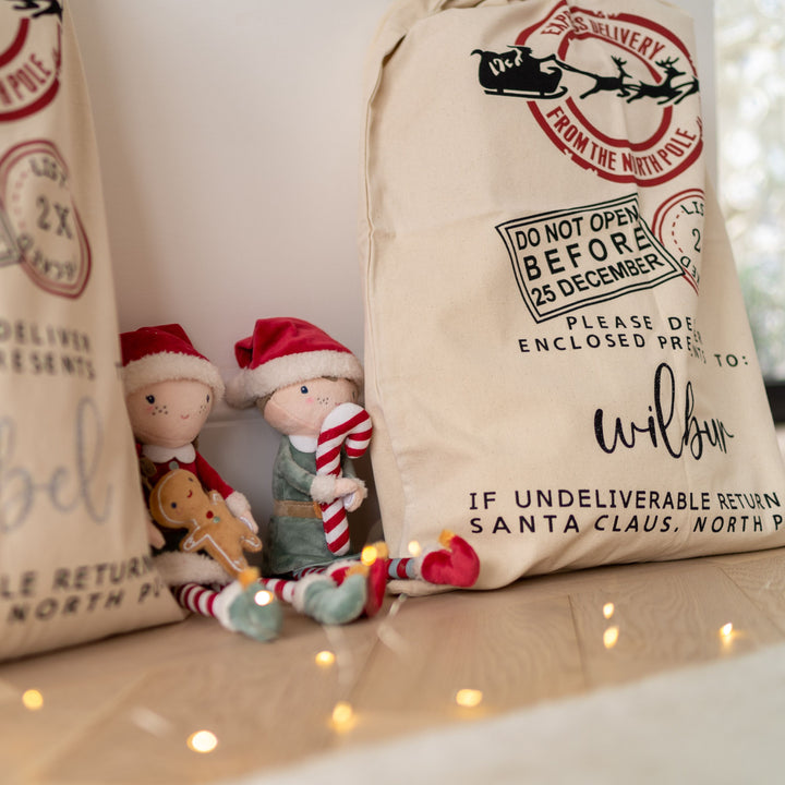 Mabel & Fox - Personalised Christmas Sack