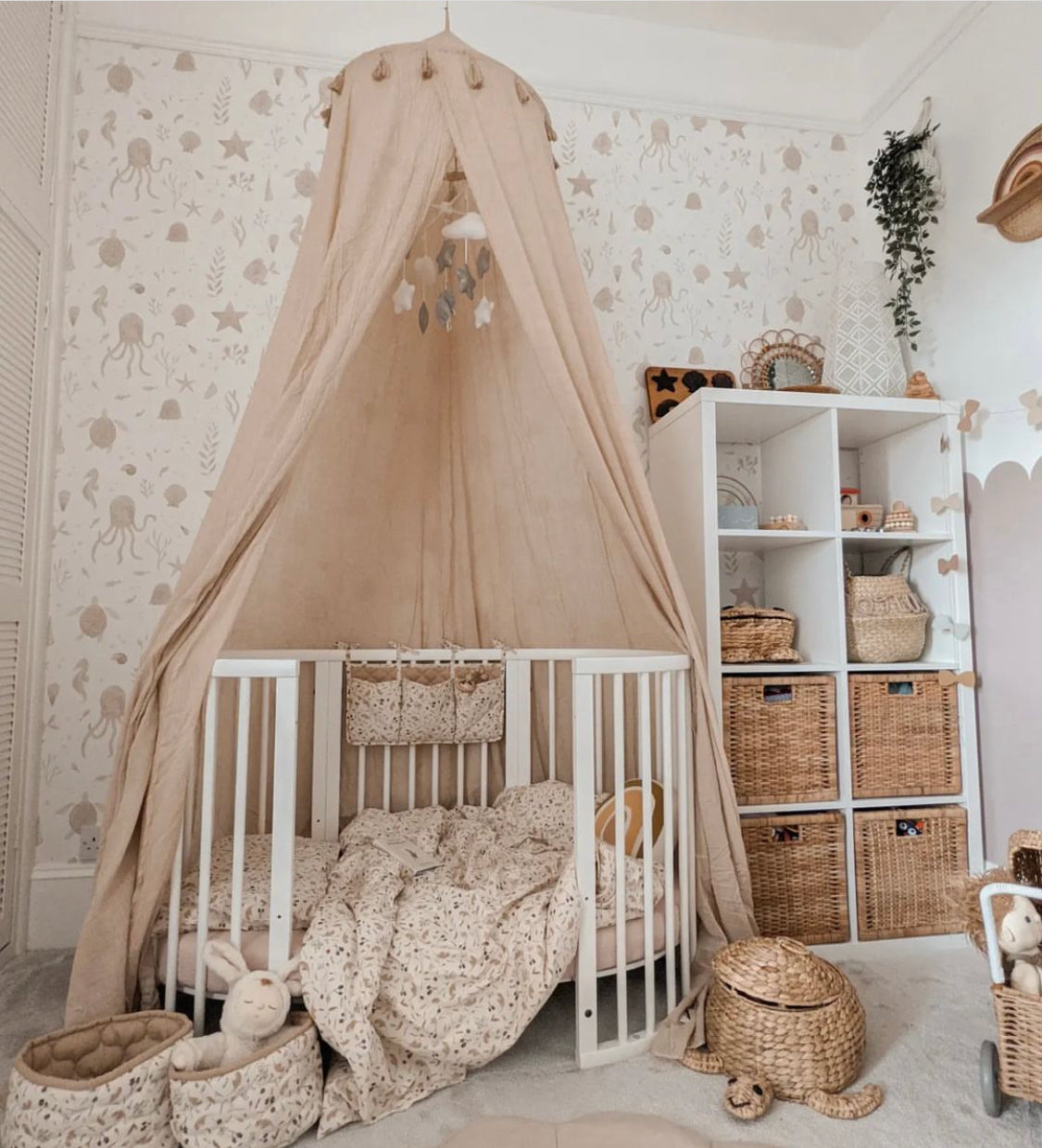 Cot bed canopy sale