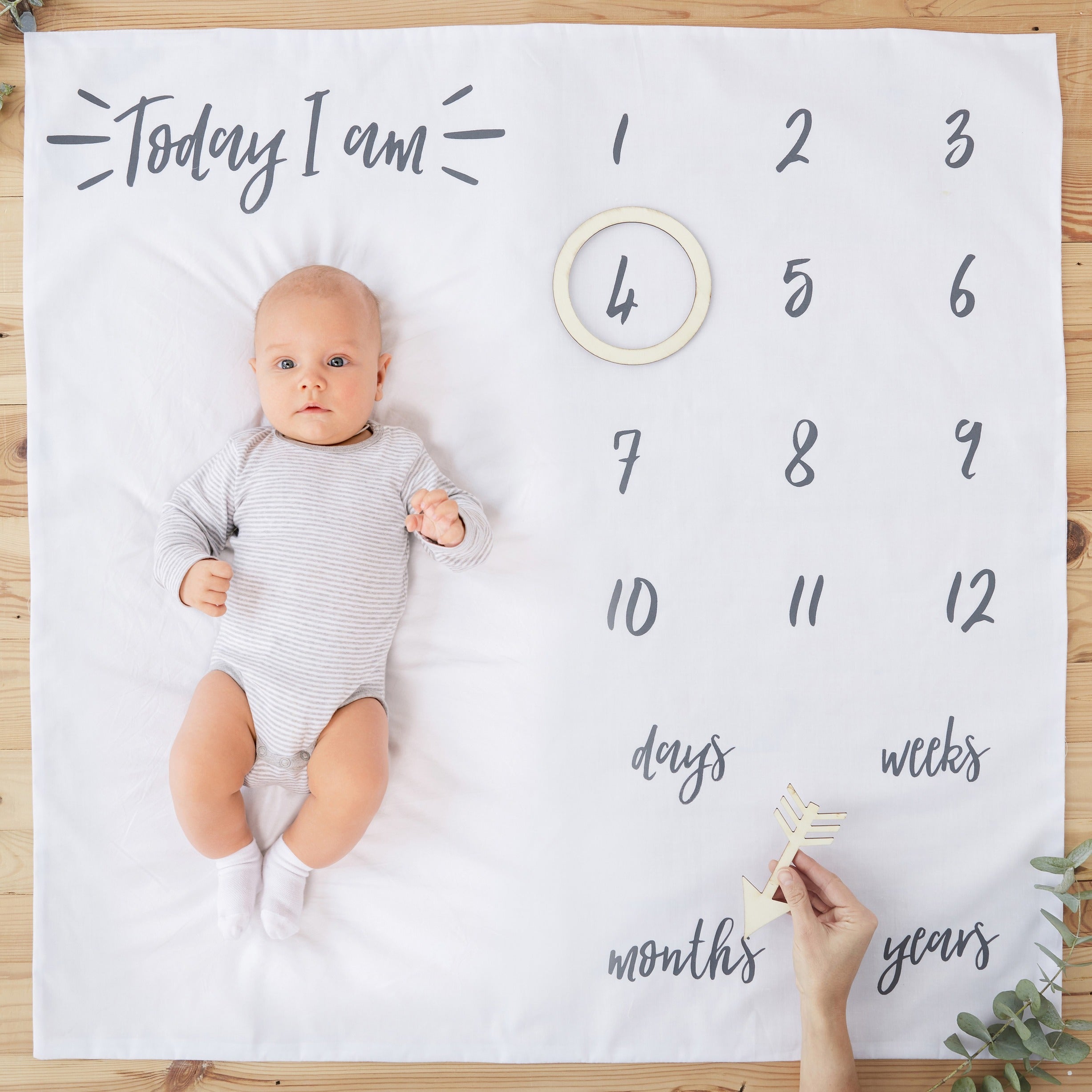 Monthly milestone store blanket